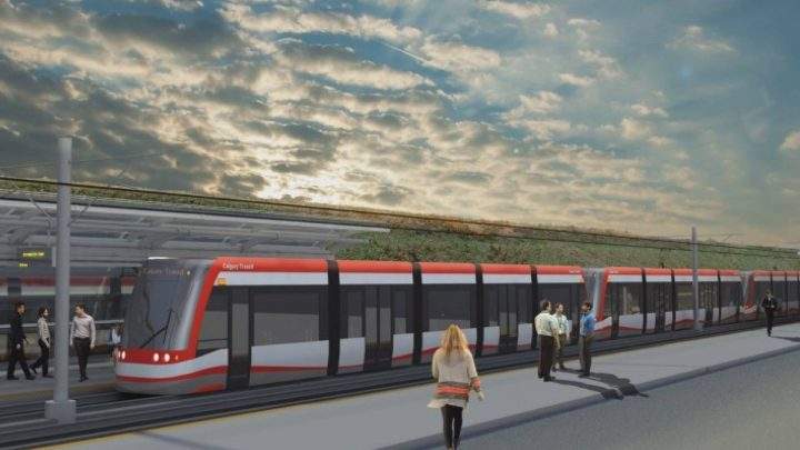 Proposed sketch of Green Line LRT.