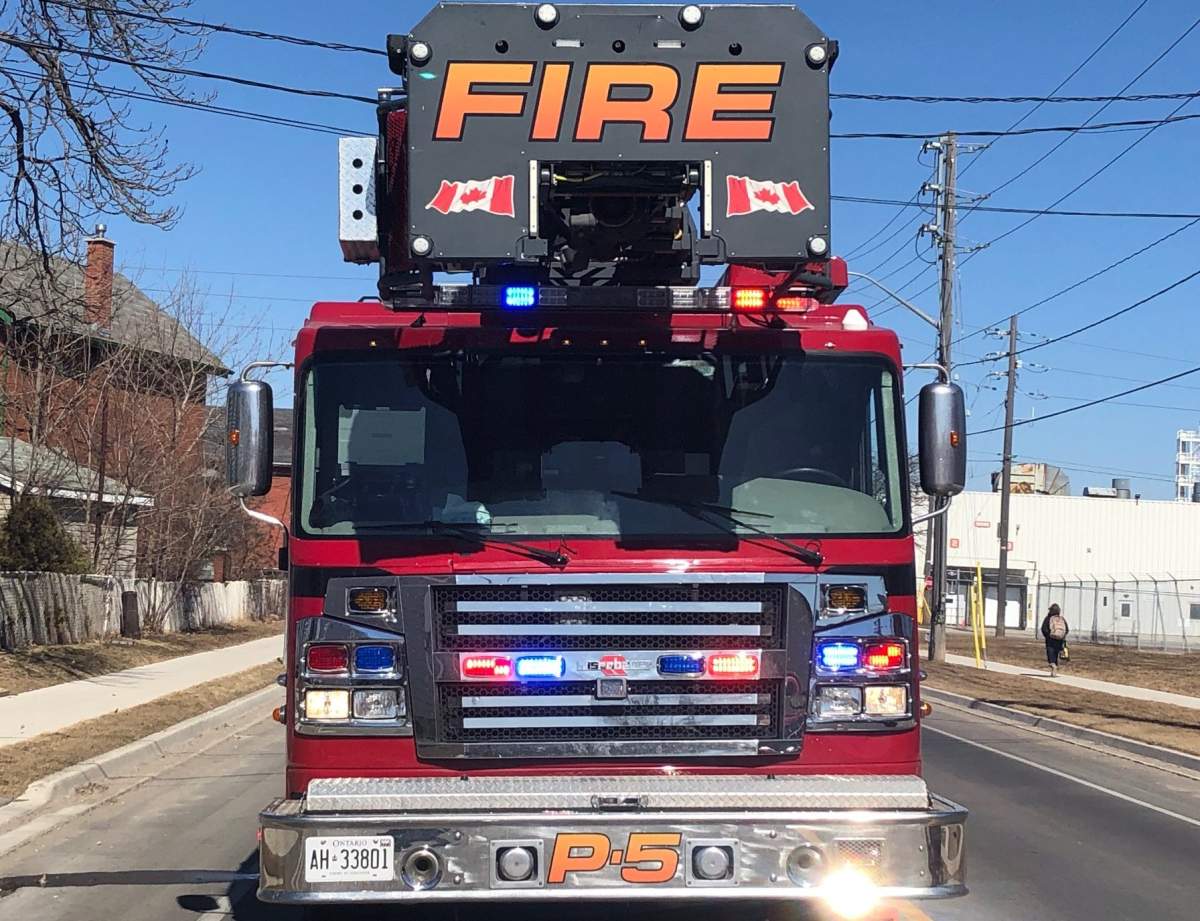 Firefighters were dispatched to a semi-detached house on Victoria Road, near York Road.