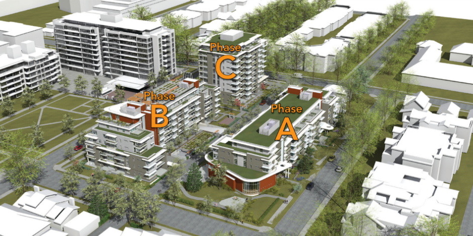 A rendering of the Heather Place redevelopment.