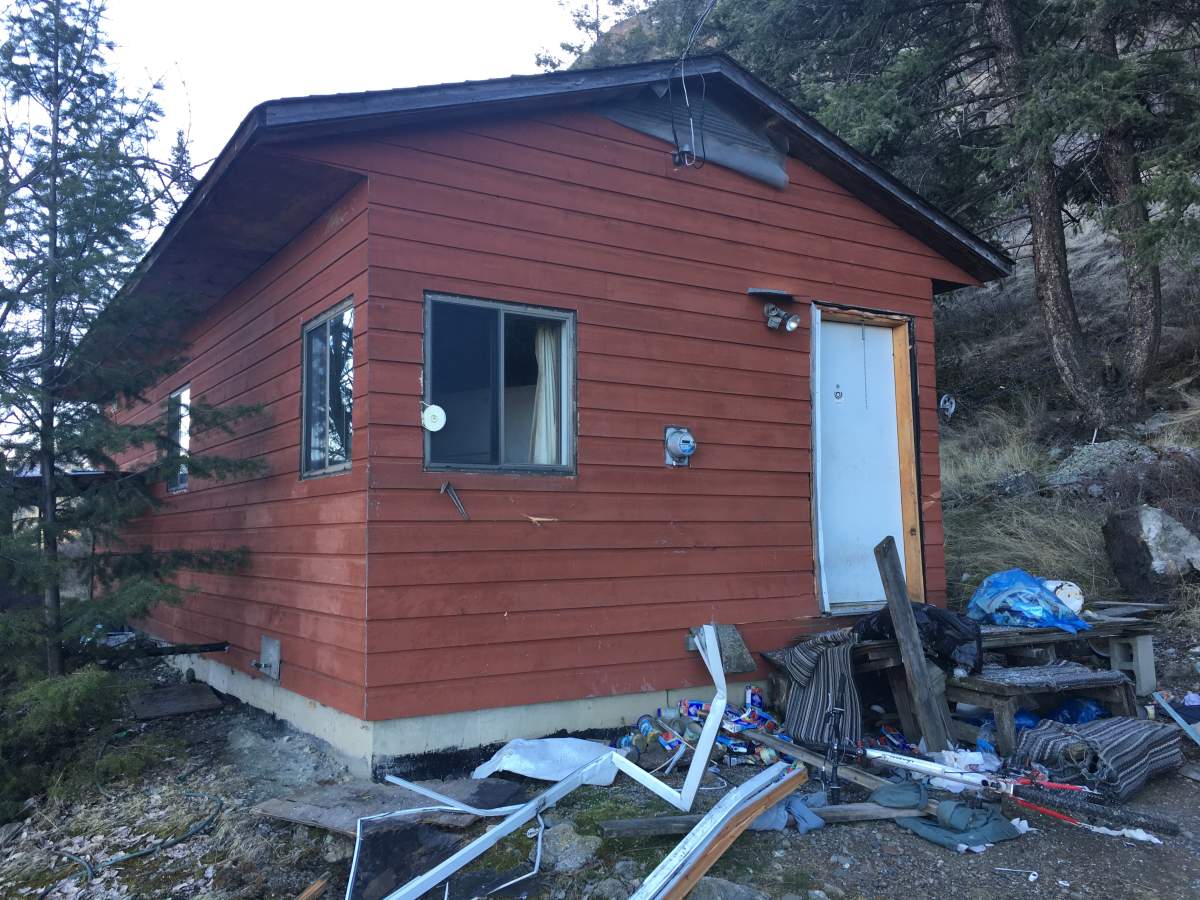 An Okanagan Falls man died after he was struck by a rockslide. 