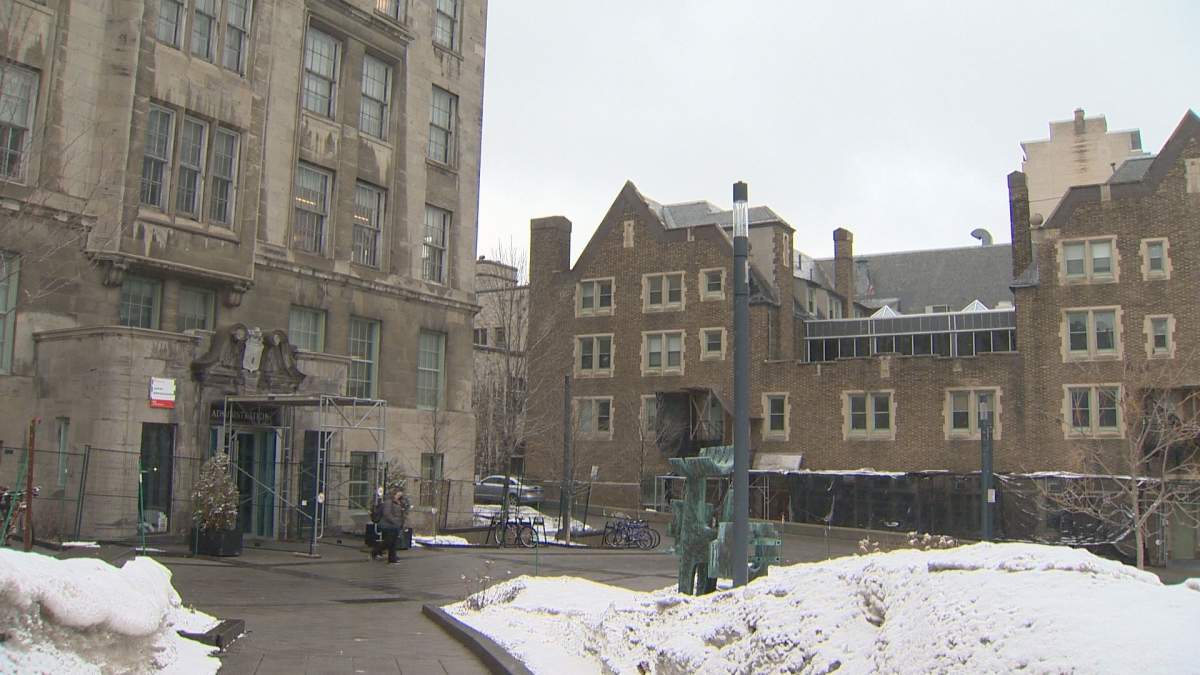 McGill University’s administration building played host to a consultation between anglophone groups and the province’s finance minister.