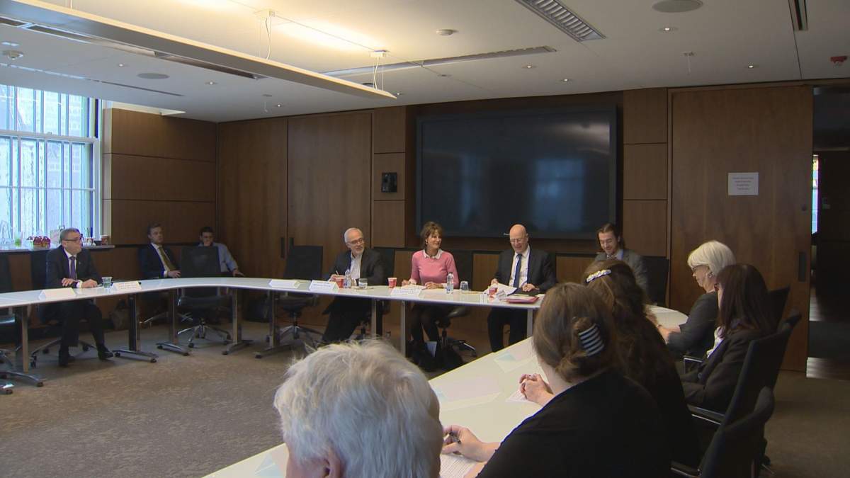 Anglophone groups within the province got a rare opportunity to consult with its finance minister before he tabled the next budget. 