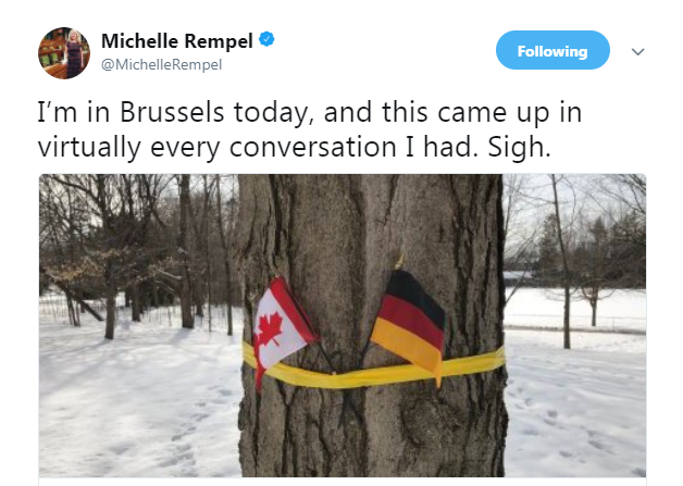 Belgian royals nearly greeted by German flag during Ottawa visit - image