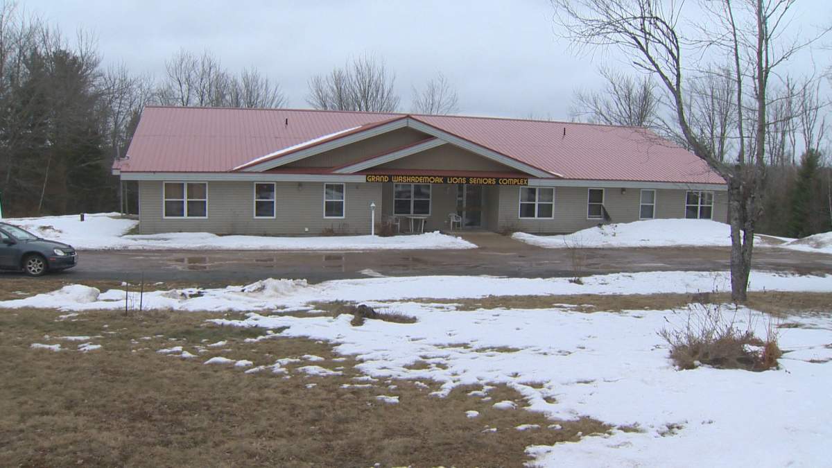 A 71-year-old woman who was a resident of the Grand Washademoak Lions Seniors Complex was found deceased at the scene.