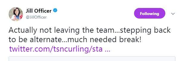 a Tweet following the Team Jones announcement.