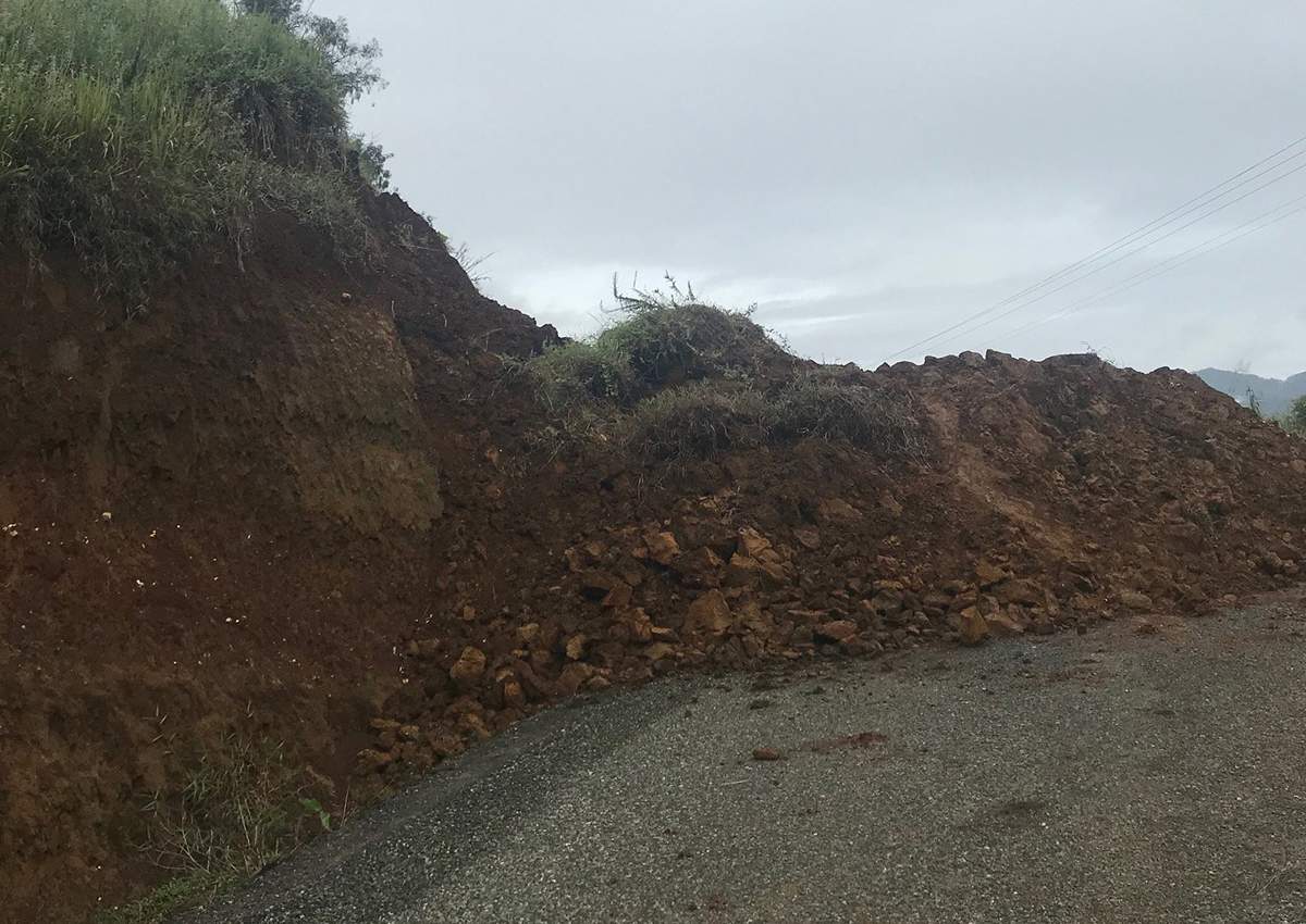 Damage is seen after an earthquake and aftershocks in Nipa-Kutubu district, Papua New Guinea March 6, 2018. 
