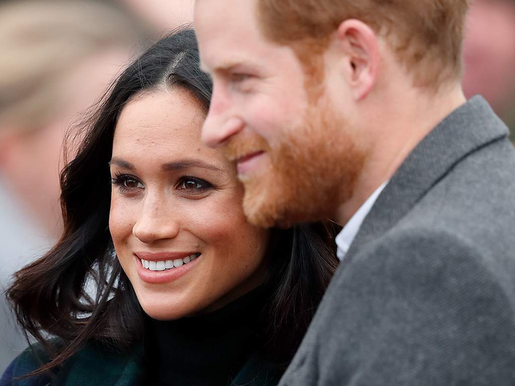 Meghan Markle and Prince Harry visit Edinburgh Castle on February 13, 2018.
