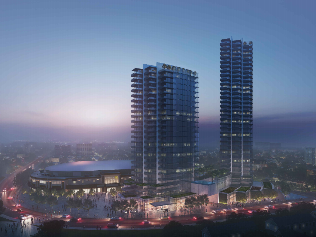 Towers proposed for Kelowna’s Prospera Place parking lot - image