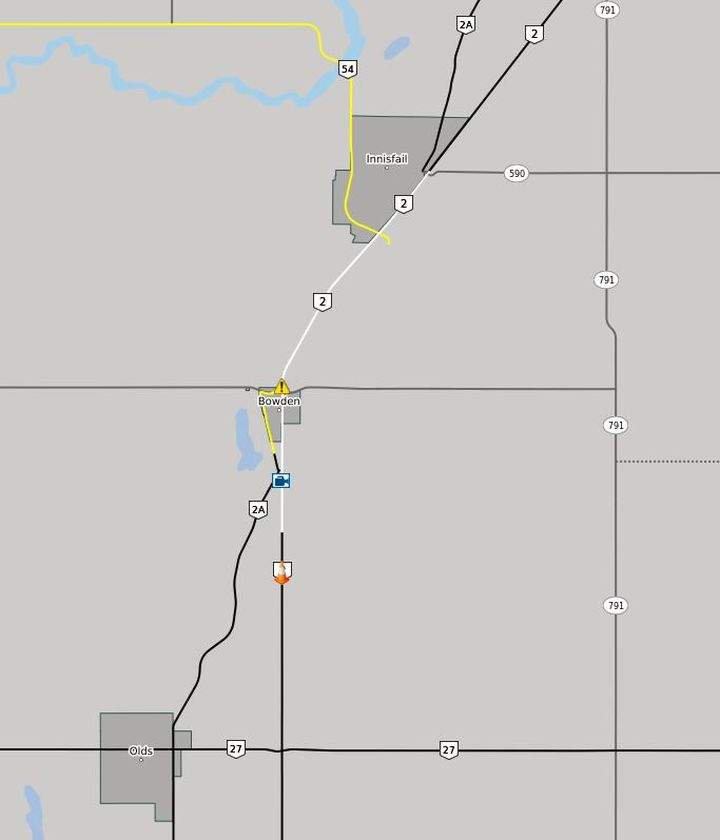 An earlier accident Thursday is causing delays on Highway 2 northbound.