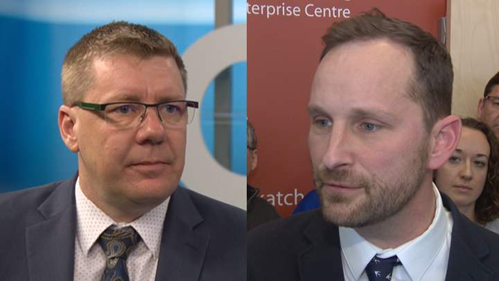 The Saskatchewan leaders debate will feature Sask. Party leader Scott Moe and NDP leader Ryan Meili. 