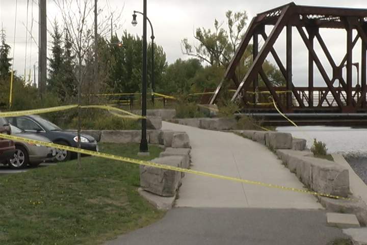 A man was seriously injured after fallnig from the CN railyway bridge in Peterborough in September 2016.