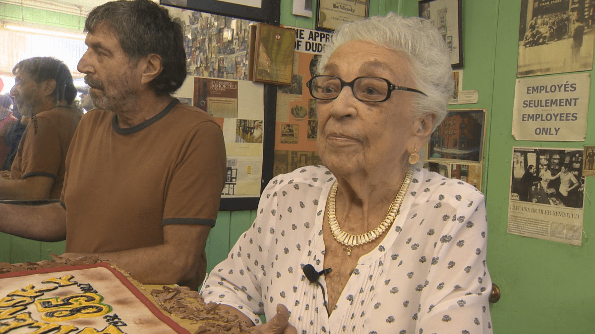Ruth Wilensky at her restaurant's 85th anniversary, on May 15, 2017.