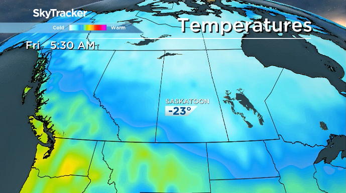Temperatures fall into the mid -20s with wind chills in the -30 to -40 range Good Friday morning.