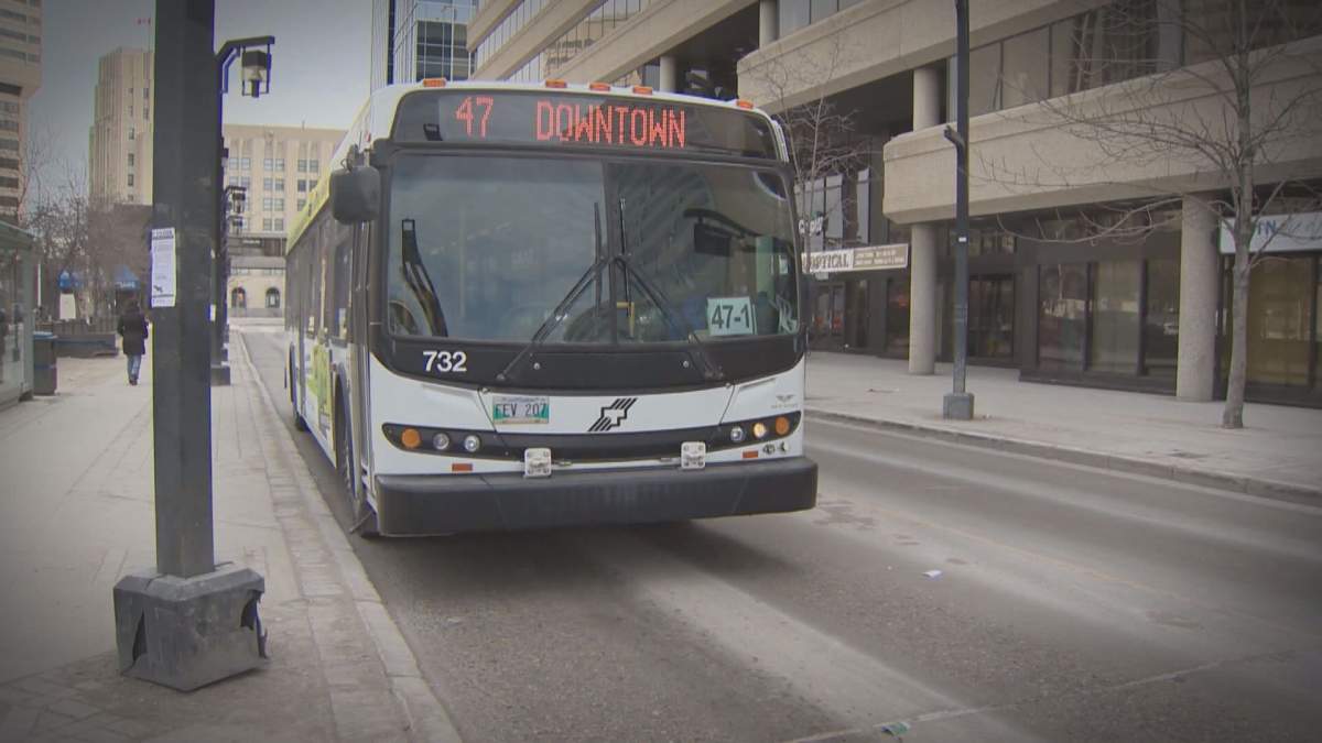 Winnipeg Police say a man was stabbed onboard a bus early this morning.