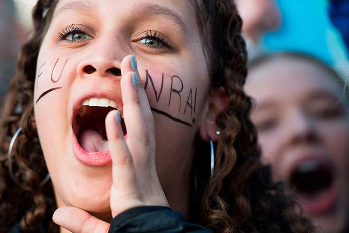 Students across the US walked out of classes on March 14, in a nationwide call for action against gun violence following the shooting deaths last month at a Florida high school.