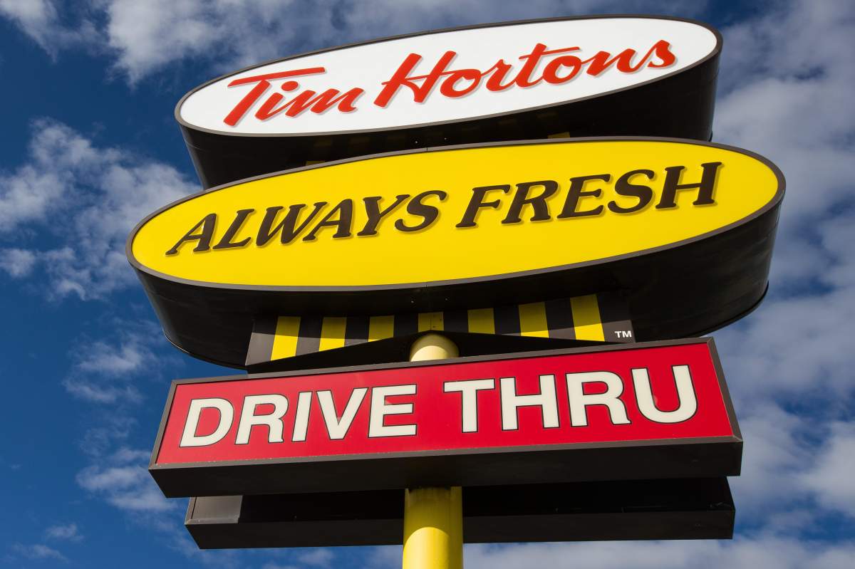 Tim Hortons in Kingston Ont. on Thursday, Oct. 12, 2017. 
