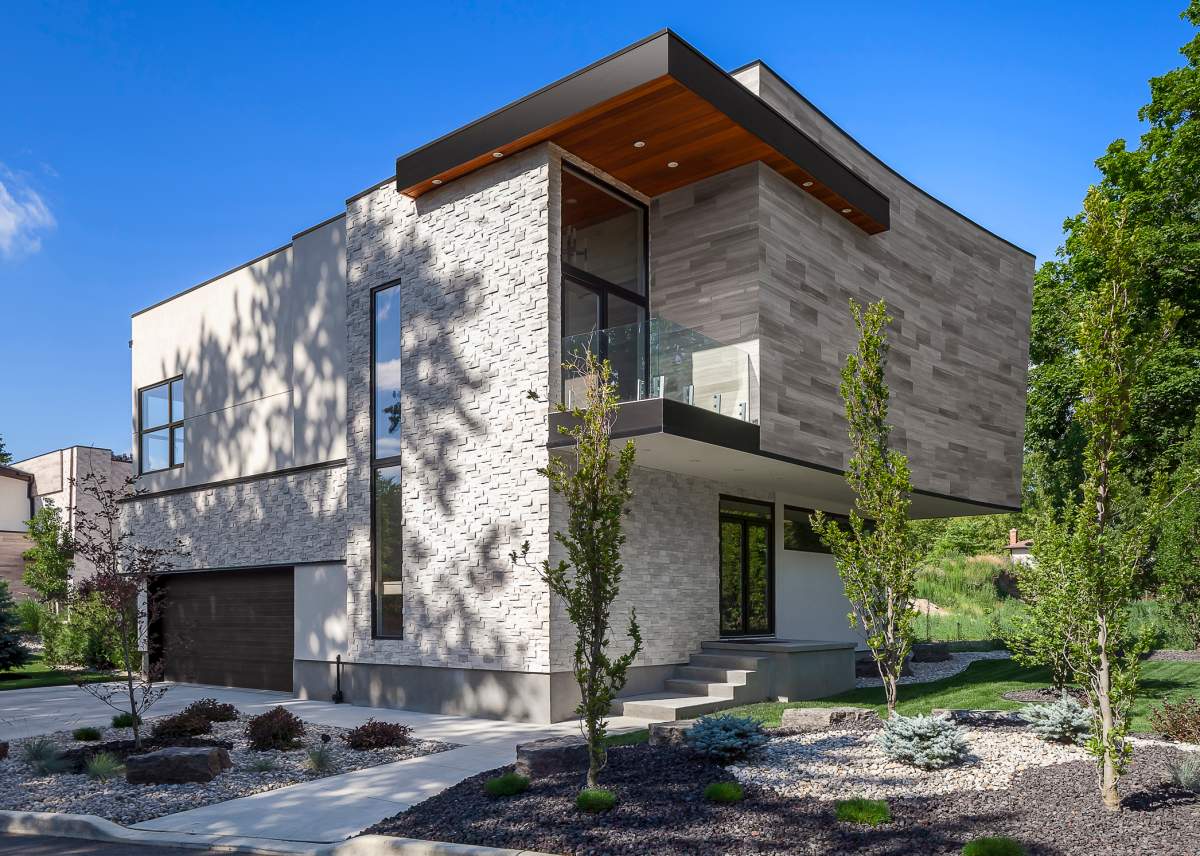 One of the 'dream homes' featured on Byron Baseline Road. 
