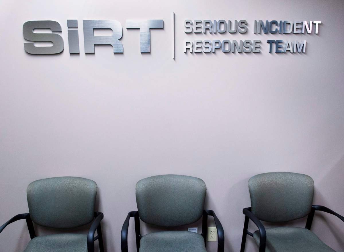 The waiting area of the Serious Incident Response Team, the province‚Äôs independent police watchdog agency, is seen in Halifax on Wednesday, April 18, 2018.