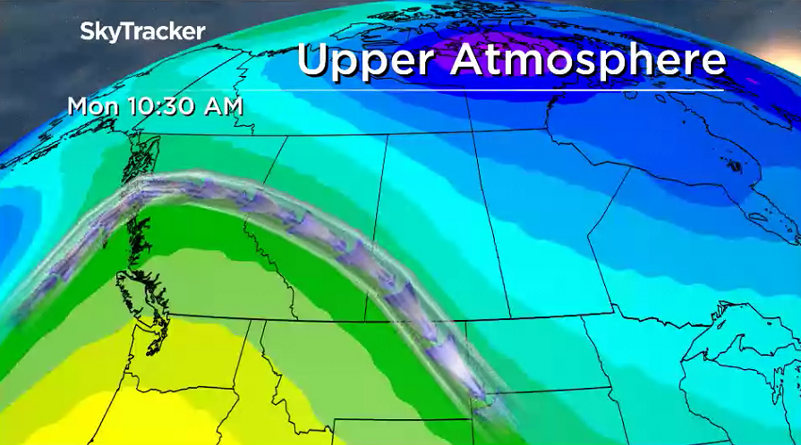 A building upper ridge will finally help bring back in the heat next week.