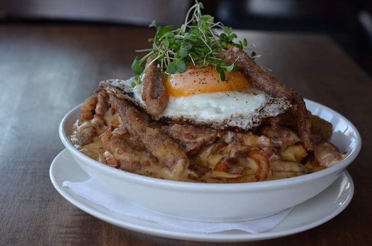 American Breakfast Poutine: One of two featured dish from Brasserie Kensington for Poutine Week 2018.