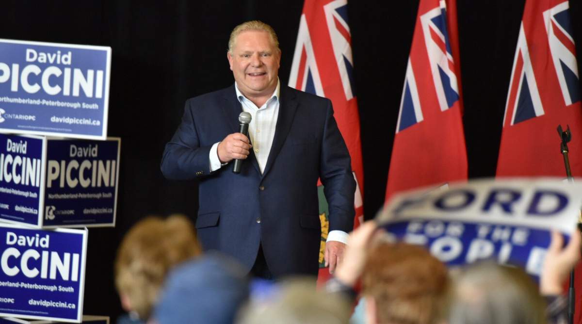 Ontario PC leader makes a campaign stop in Cobourg.