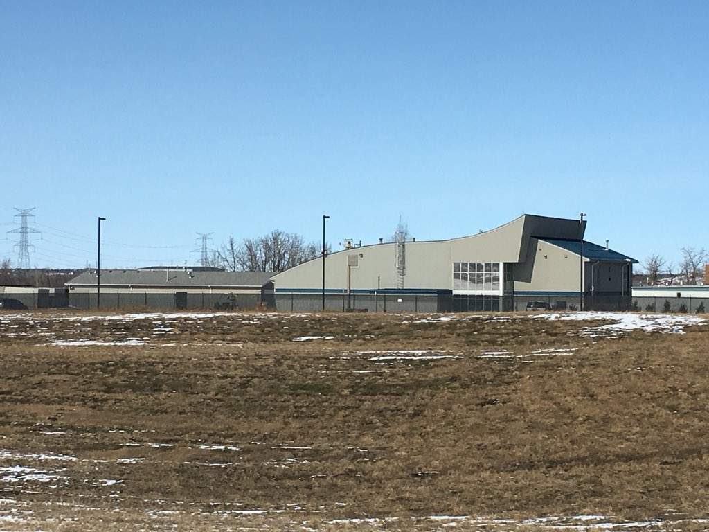 The Edmonton Police Service William Nixon Training Centre in northeast Edmonton, were an off-duty officer was accidentally shot on Sunday, April 1, 2018.