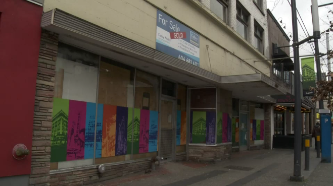 Skyrocketing property values, property taxes and long waits for permits are leading to a proliferation of empty storefronts, says a Vancouver business group.