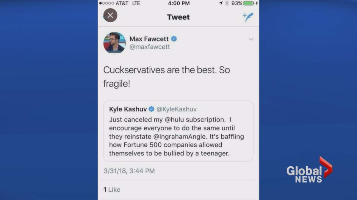 The Alberta government is condemning a tweet from a public servant.