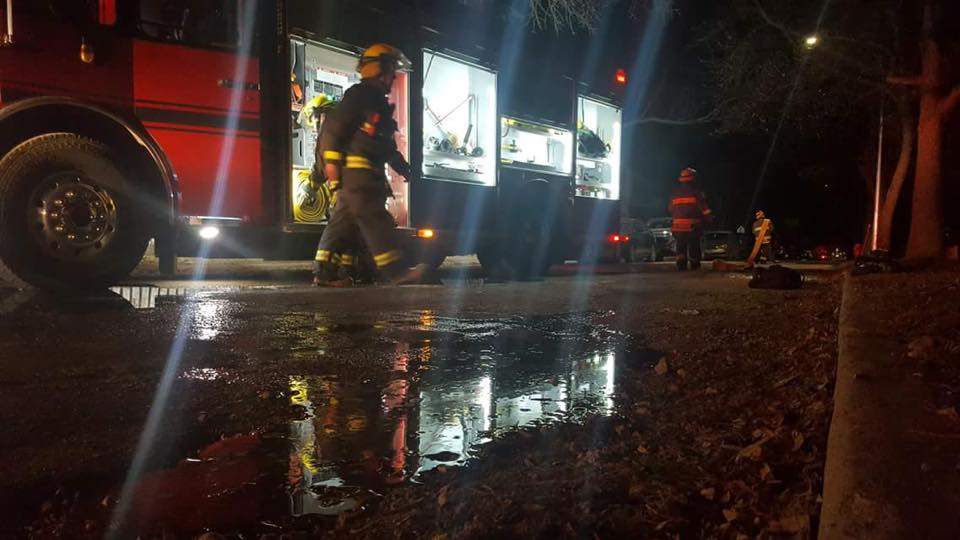 Officials said the fire started around 2:30 a.m. Sunday.