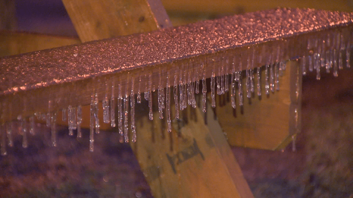 Multiple school boards and private schools were closed Monday morning as a result of an overnight ice storm. April 16, 2018.