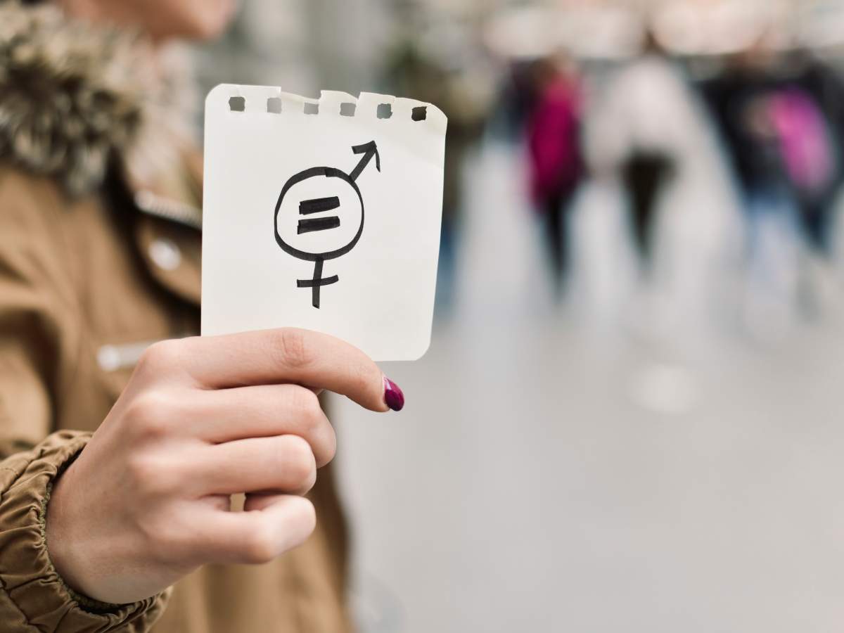 The gender pay gap closes somewhat depending on the industry, but on average, men are still paid more than women for the same work. 