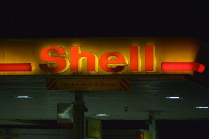 Royal Dutch Shell gas station.
