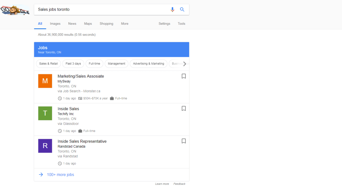 To take advantage of these features, users will need to go no further than their Google Search home screen. The new services will allow job seekers to browse postings that can be filtered by commute distance, job title and time commitment within the world’s most widely-used search engine.