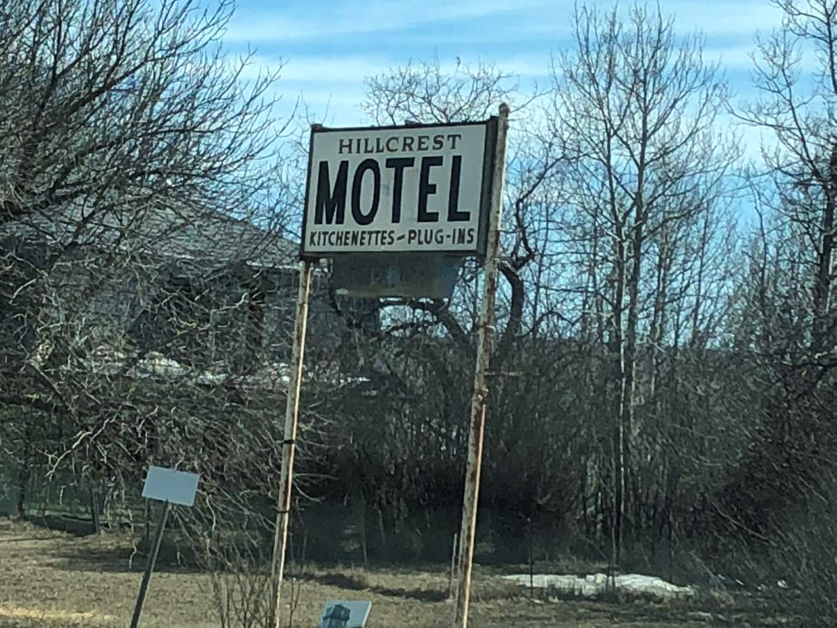The Hillcrest Motel in Pouce Coupe, where Rosie was found around 11:30 p.m. on Monday night.