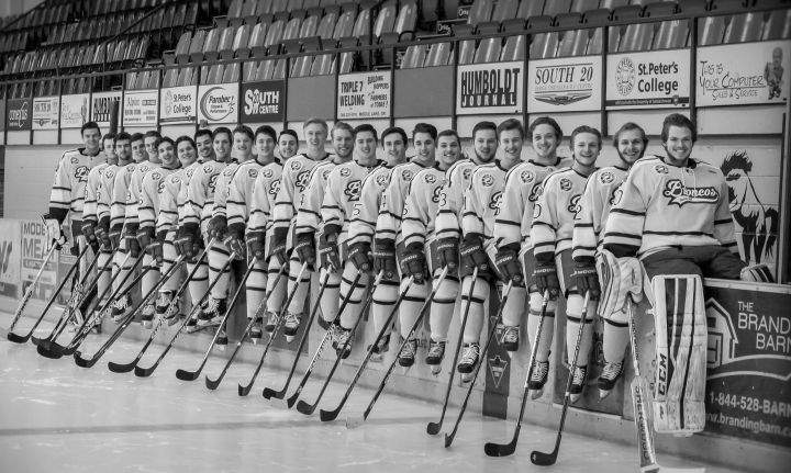 A photo of the Humboldt Broncos taken on Feb. 27, 2018.
