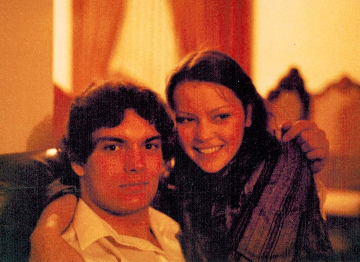 Iain and Sharon Armstrong when they were young.