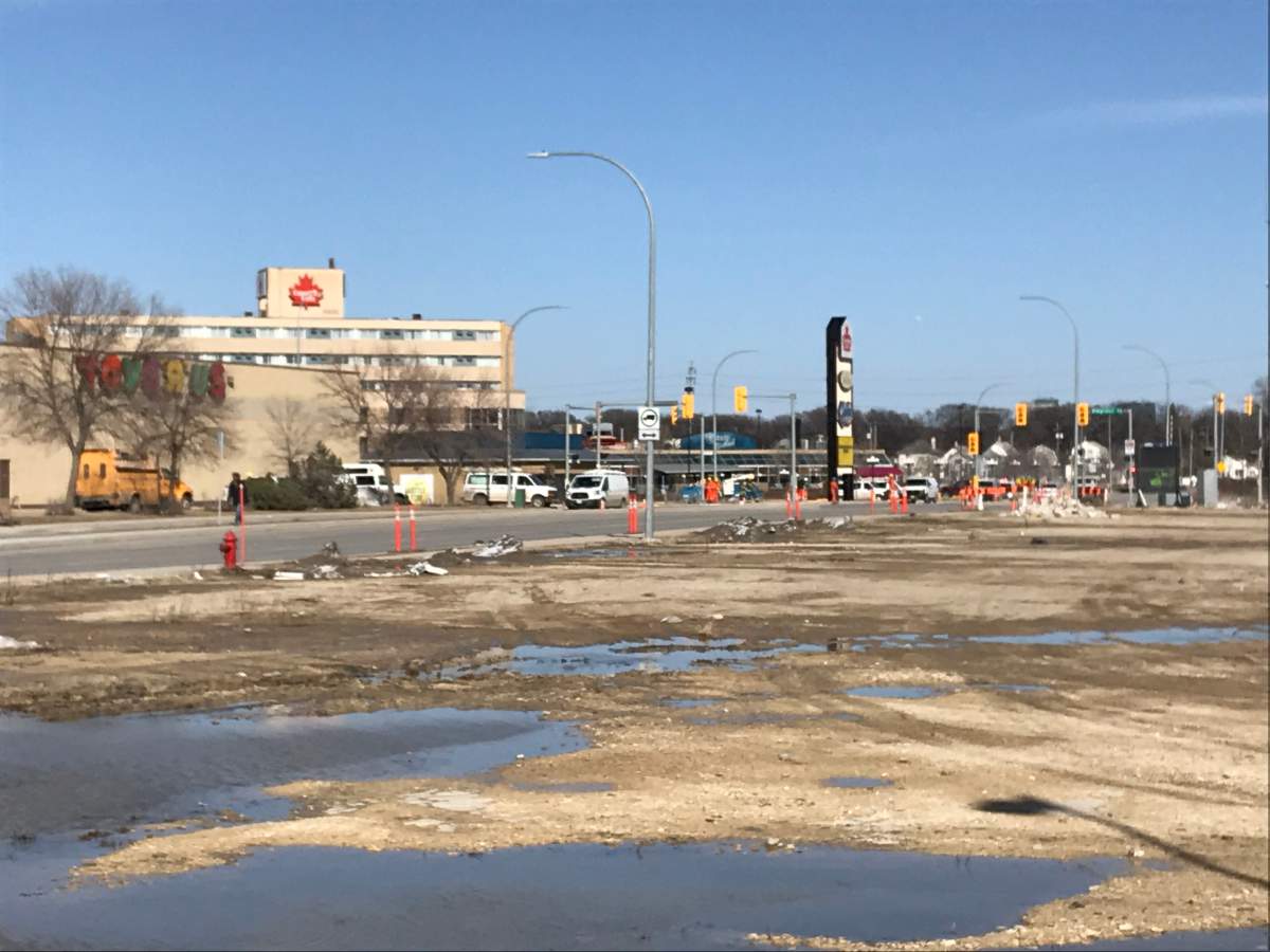 Emergency crews blocked off an area near St. Matthews Avenue at Empress Street.