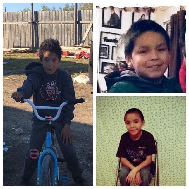 A family member of the three boys killed Saturday night in Nelson House identified them as Kethan Lobster (left), Terrence Spence (top right), and Mattheo Moore (bottom right).
