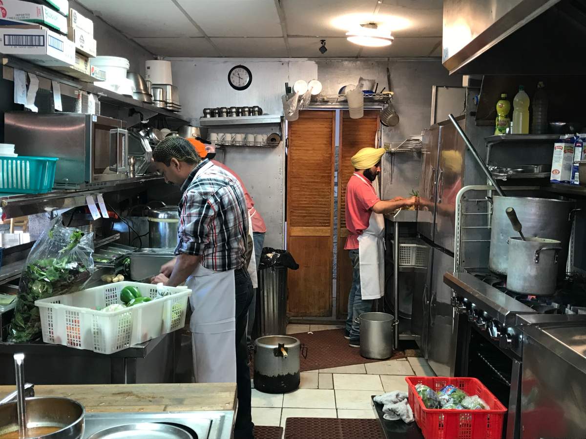 Cooking up a storm at Malhi Sweets.