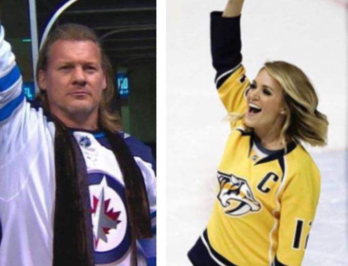 Winnipeg wrestler Chris Jericho issued a challenge to Carrie Underwood on social media.