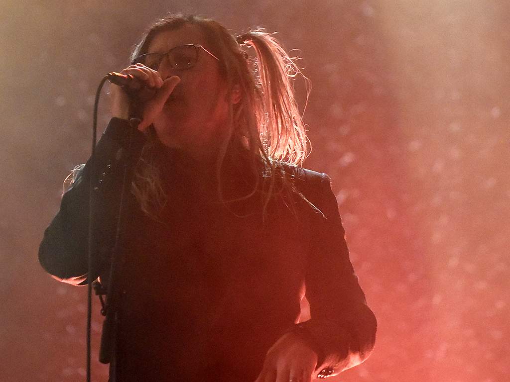 Maynard James Keenan of A Perfect Circle performs during the Monster Energy Aftershock Festival at Discovery Park on Oct. 21, 2017, in Sacramento, Calif.