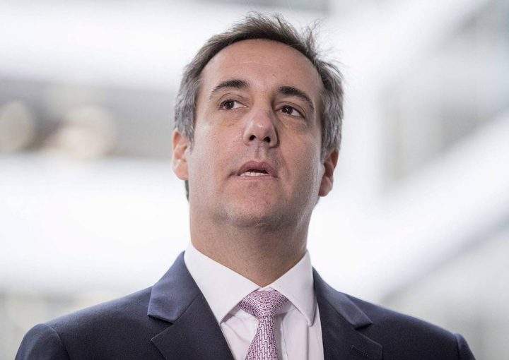 In this Sept. 19, 2017 file photo, President Donald Trump's lawyer Michael Cohen appears in front of members of the media after a closed door meeting with the Senate Intelligence Committee on Capitol Hill, in Washington. 
