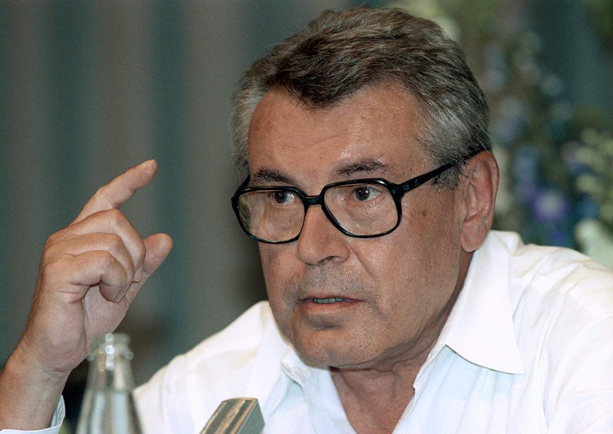 The American film director Milos Forman, Oscar prize winner, In Switzerland, 13 June 1997. 