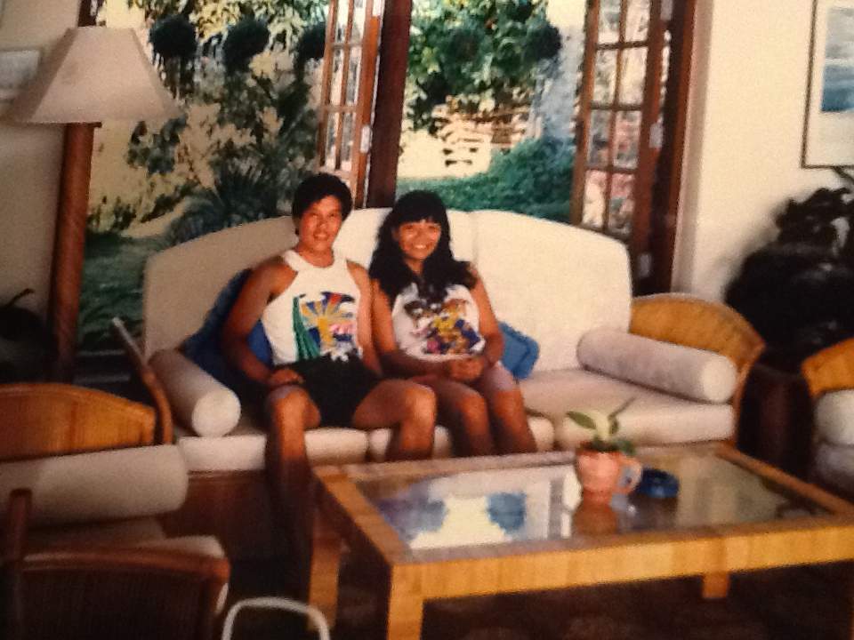 The Laus at home in Singapore in the 1980s.