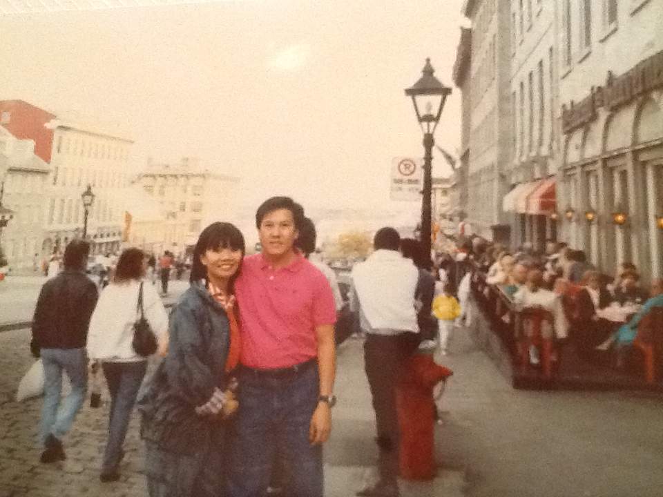 The Laus in Montreal’s Old Port in 1989.