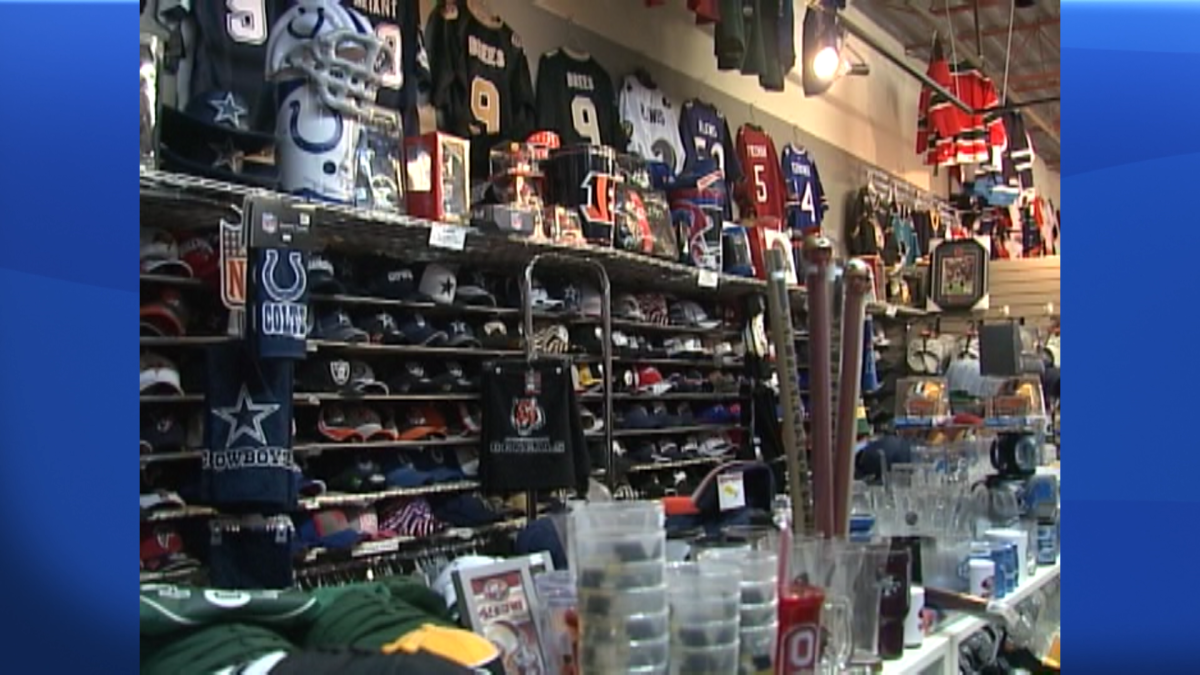 A trailer full of merchandise was taken from Red Beard's Sports' warehouse.