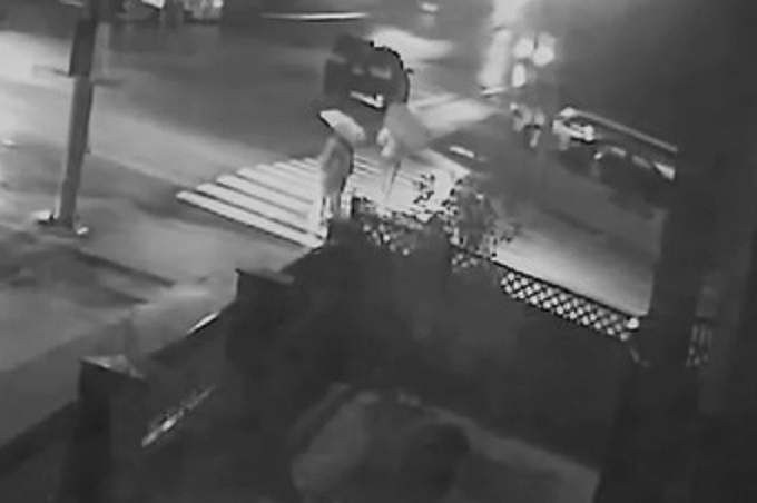 Two other people were walking in the crosswalk at the time and they are believed to be witnesses in the collision. Investigators are asking for them to come forward to assist with the investigation.