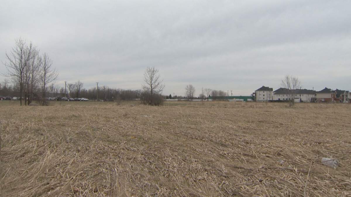 The new Vaudreuil-Dorion city hall is currently slated to go in this lot by the RTM station. 