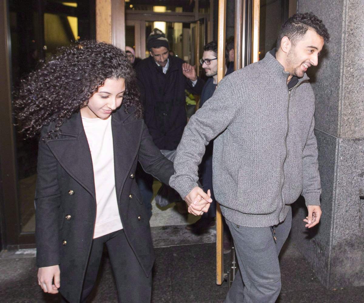 Sabrine Djermane and El Mahdi Jamali agreed to a peace bond.