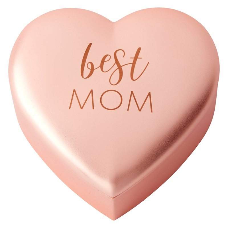 Made with a beautiful rose gold finish, each metal box comes with a black velvet interior — ideal for Mom’s precious gems.Price: $29.50Available at Indigo